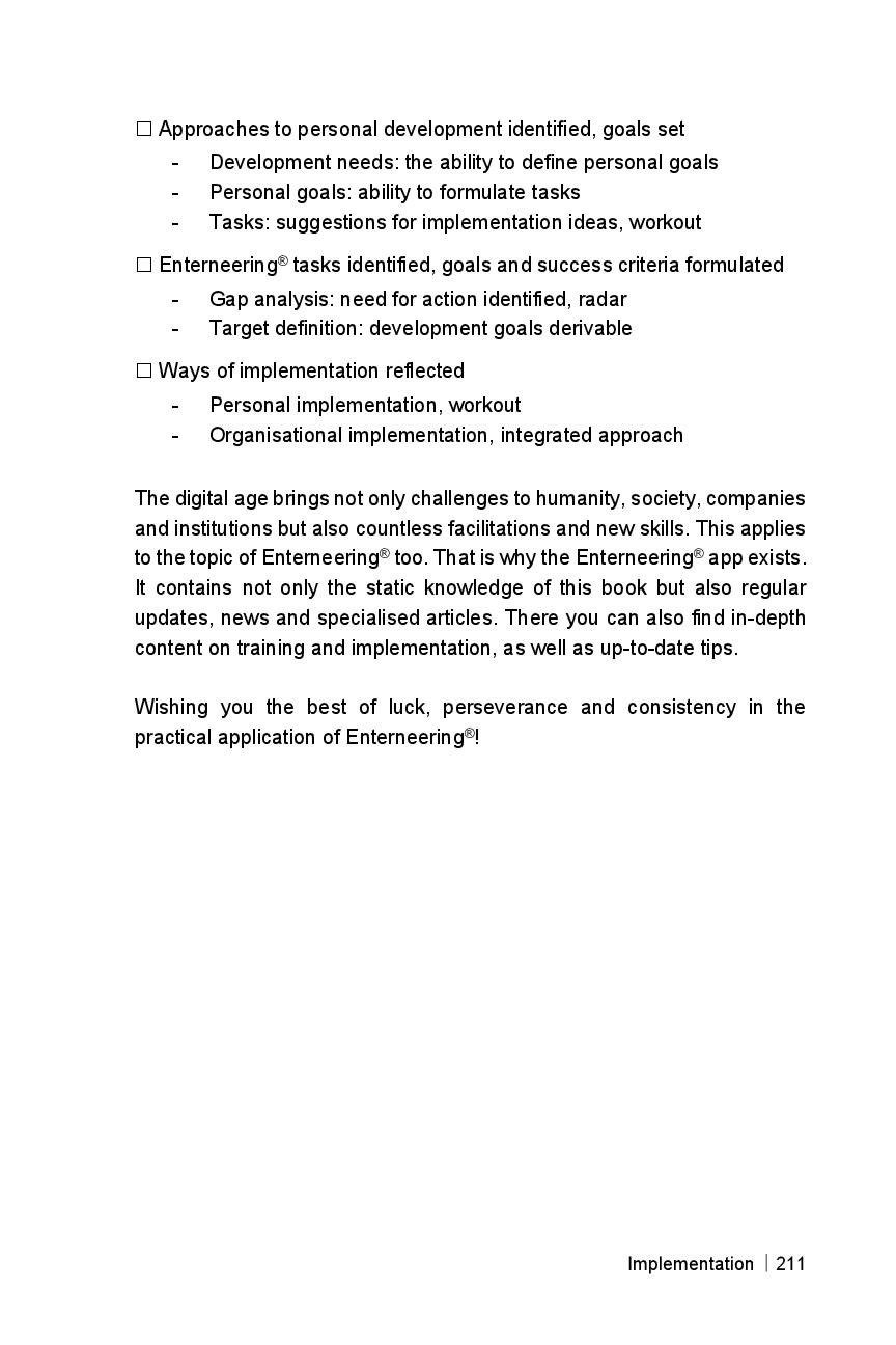 reading sample: book enterneering implementation